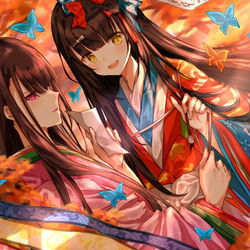 This is a pixiv picture whose title is 歌仙の詩歌・秋景色.