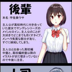 This is a pixiv picture whose title is ヤンデレシリーズキャラクターまとめ.