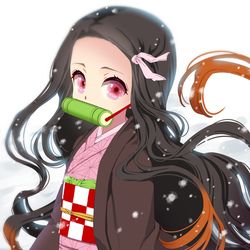 This is a pixiv picture whose title is 禰豆子ちゃんかわいいなぁぁ！！.