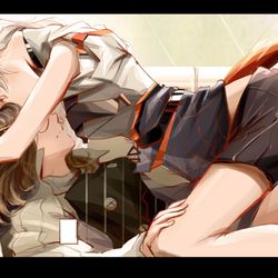 This is a pixiv picture whose title is 塞雷娅&赫默 情人节快乐.
