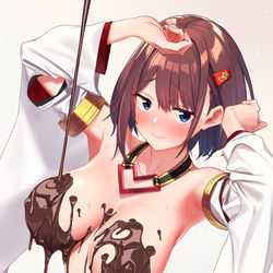 This is a pixiv picture whose title is チョコフォンデュ一夜ちゃん.