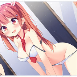 This is a pixiv picture whose title is 着替え.