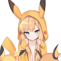This is a pixiv picture whose title is ピカチュウ・ライチュウ・ライネチュウ.