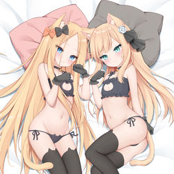This is a pixiv picture whose title is アビゲイル、ライネスもふもふ.