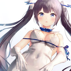 This is a pixiv picture whose title is ヘスティア.