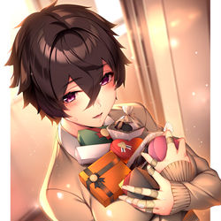 This is a pixiv picture whose title is 「貰いすぎちゃってさ…」.