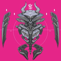 This is a pixiv picture whose title is ONI.