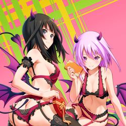 This is a pixiv picture whose title is チョコあくまよろかえ.