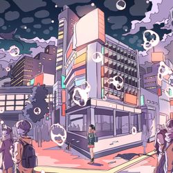 This is a pixiv picture whose title is SHIBUYA.