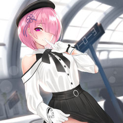 This is a pixiv picture whose title is 情人节拉姆.