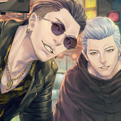 This is a pixiv picture whose title is 趙天佑とハンジュンギ.