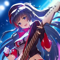 This is a pixiv picture whose title is 芽衣.