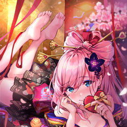 This is a pixiv picture whose title is うちのチョコレート、受け取ってくれんのか🍫.