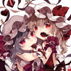 This is a pixiv picture whose title is レミフラ♥.