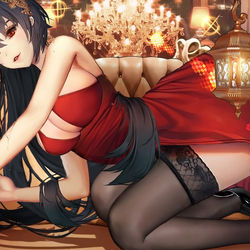 This is a pixiv picture whose title is azurlane.