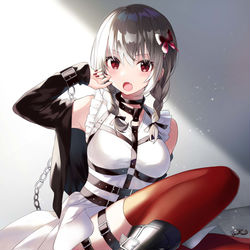 This is a pixiv picture whose title is 白ワンピースちゃん.