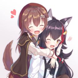 This is a pixiv picture whose title is ミオころてぇてぇ.