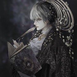 This is a pixiv picture whose title is 書喰のラジトリー.