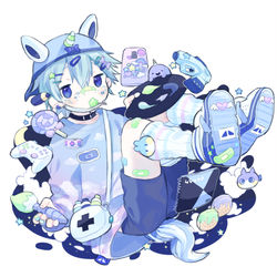 This is a pixiv picture whose title is ぼくも.