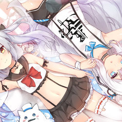 This is a pixiv picture whose title is 莲大人+恶毒.