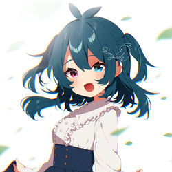 This is a pixiv picture whose title is 🍃.