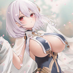 This is a pixiv picture whose title is シリアス.