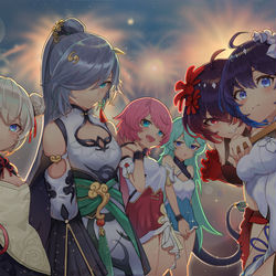 This is a pixiv picture whose title is 贺图.