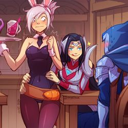 This is a pixiv picture whose title is League of Legends panels.