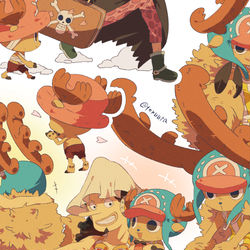 This is a pixiv picture whose title is ワンピ(ちょぱ)詰め2.