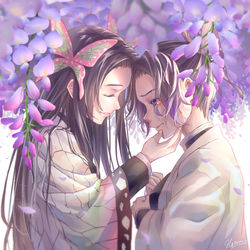This is a pixiv picture whose title is 胡蝶姉妹.