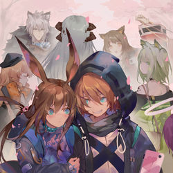 This is a pixiv picture whose title is CP25博士本的封面和封底.