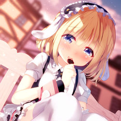 This is a pixiv picture whose title is バレンタインに渡せなかったシャロちゃん.