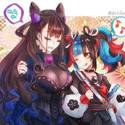This is a pixiv picture whose title is 清少納言と紫式部.