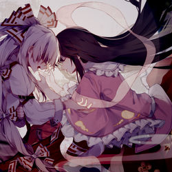 This is a pixiv picture whose title is 竹取の煙.