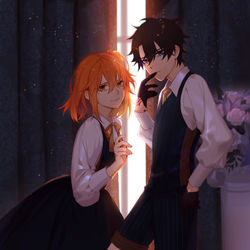 This is a pixiv picture whose title is the mastards.