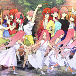 This is a pixiv picture whose title is 75話カラー原稿.