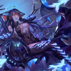 This is a pixiv picture whose title is FGO - 楊貴妃.