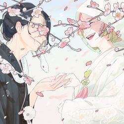 This is a pixiv picture whose title is 君は綺麗だ.