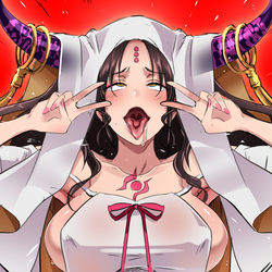 This is a pixiv picture whose title is アヘアヘのアルターエゴ.