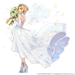 This is a pixiv picture whose title is 花嫁ミラージュ.