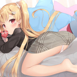 This is a pixiv picture whose title is バレンタインエルドリッジ（遅刻）.
