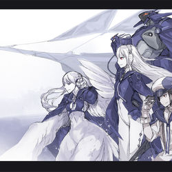This is a pixiv picture whose title is 【PFAOS】銀の帆、北へ！【シルバーセイル】.
