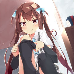 This is a pixiv picture whose title is 朝雲ちゃん！！！.
