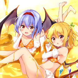 This is a pixiv picture whose title is ハチミツプールレミフラ.