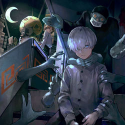 This is a pixiv picture whose title is トーキョーゲットー.