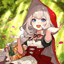 This is a pixiv picture whose title is 赤ずきんマリーちゃん.