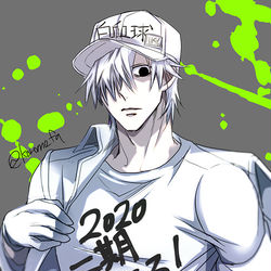 This is a pixiv picture whose title is 白血球さんログ５.