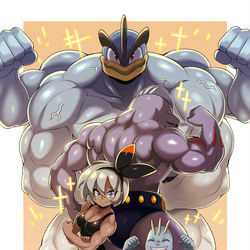 This is a pixiv picture whose title is Muscle Bea!.