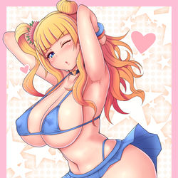 This is a pixiv picture whose title is ギャル子ちゃん.
