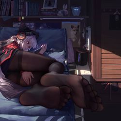 This is a pixiv picture whose title is 悠闲.